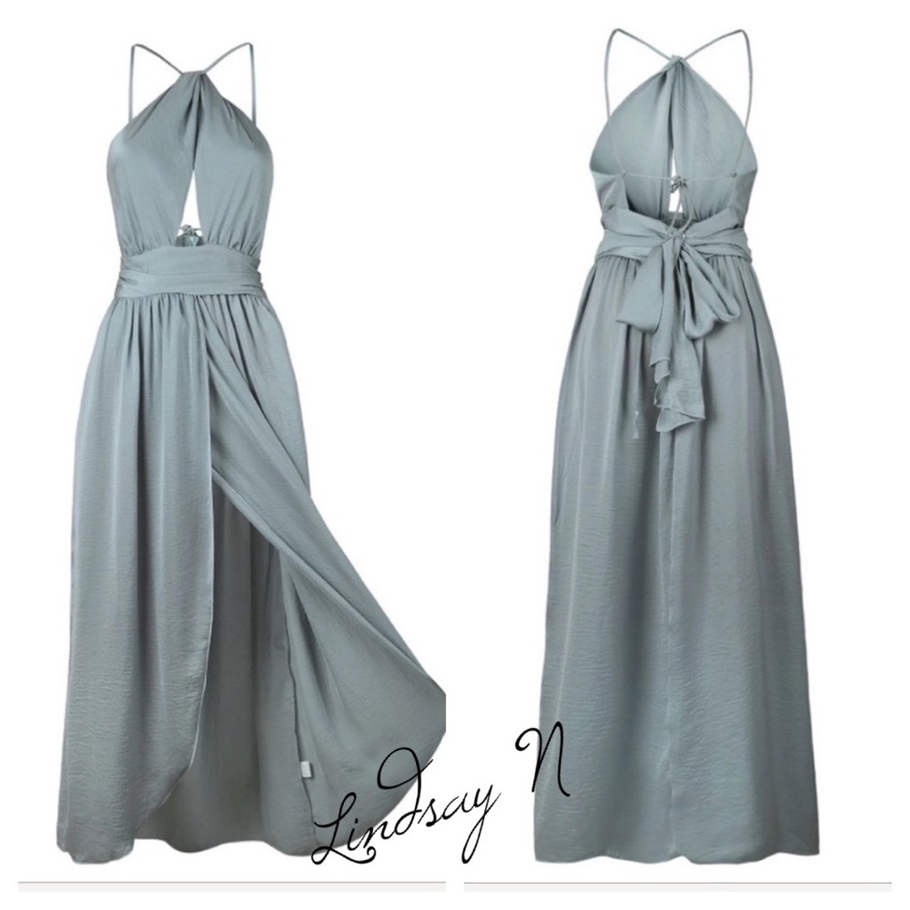 ✨HP✨ARABELLA Boho Halter Maxi Dress - Picture 4 of 8